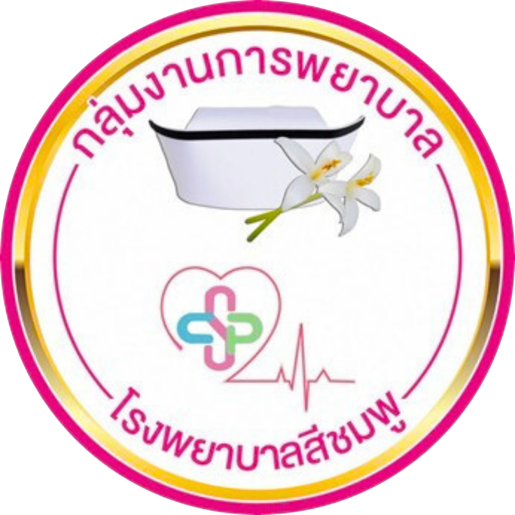 โลโก้โรงพยาบาลสีชมพู